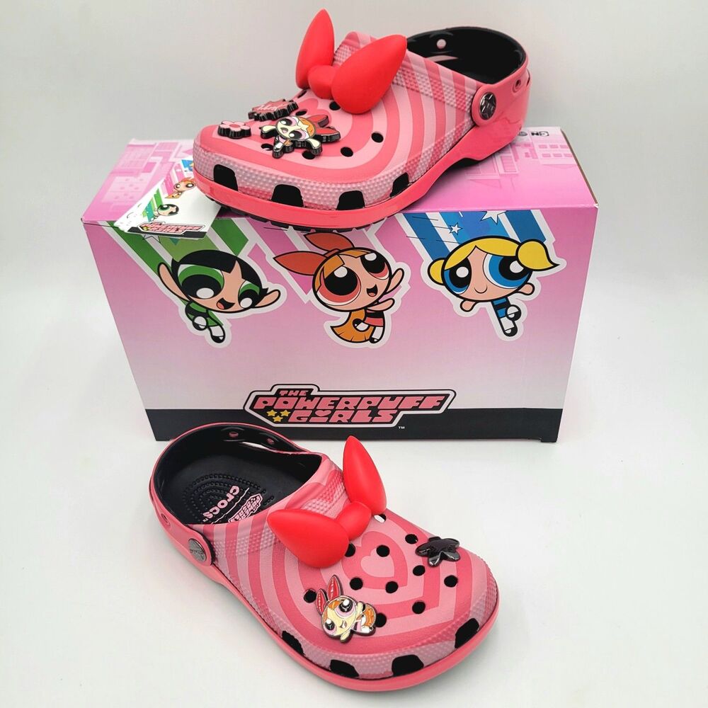 Crocs The Powerpuff Girls BLOSSOM Classic Clog US Women's Size 7 211512-90H NEW